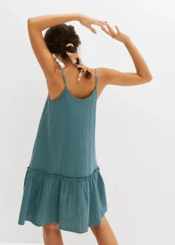 Damen bonprix Bekleidung·Pullover & Strickjacken|Kleider|Trägerkleid aus Musselin