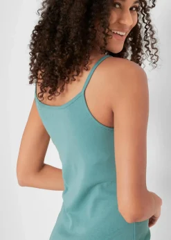 Hot Trägerkleid aus reiner Baumwolle (2er Pack) Damen Kleider|Basics
