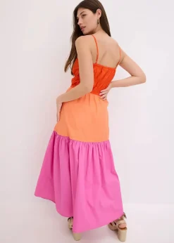 Damen bonprix Bekleidung·Pullover & Strickjacken|Kleider|Trägerkleid aus reiner Baumwolle