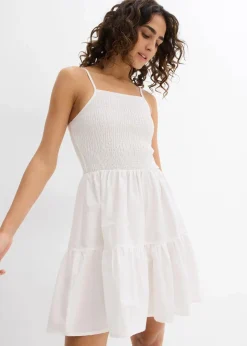 Outlet Trägerkleid aus reiner Bio-Baumwolle Damen Bekleidung·Pullover & Strickjacken|Kleider