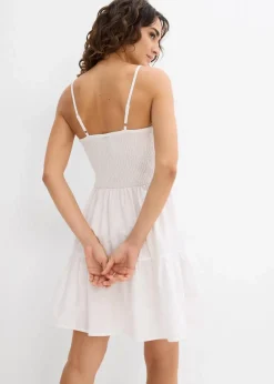 Outlet Trägerkleid aus reiner Bio-Baumwolle Damen Bekleidung·Pullover & Strickjacken|Kleider