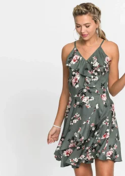 Best Trägerkleid aus reiner Viskose Damen Kleider