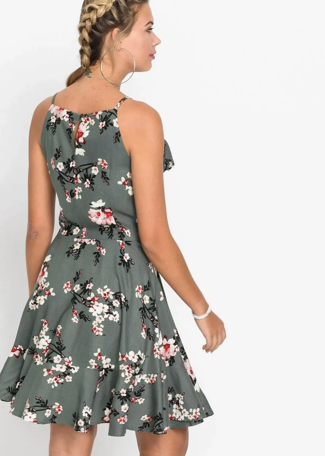 Best Trägerkleid aus reiner Viskose Damen Kleider
