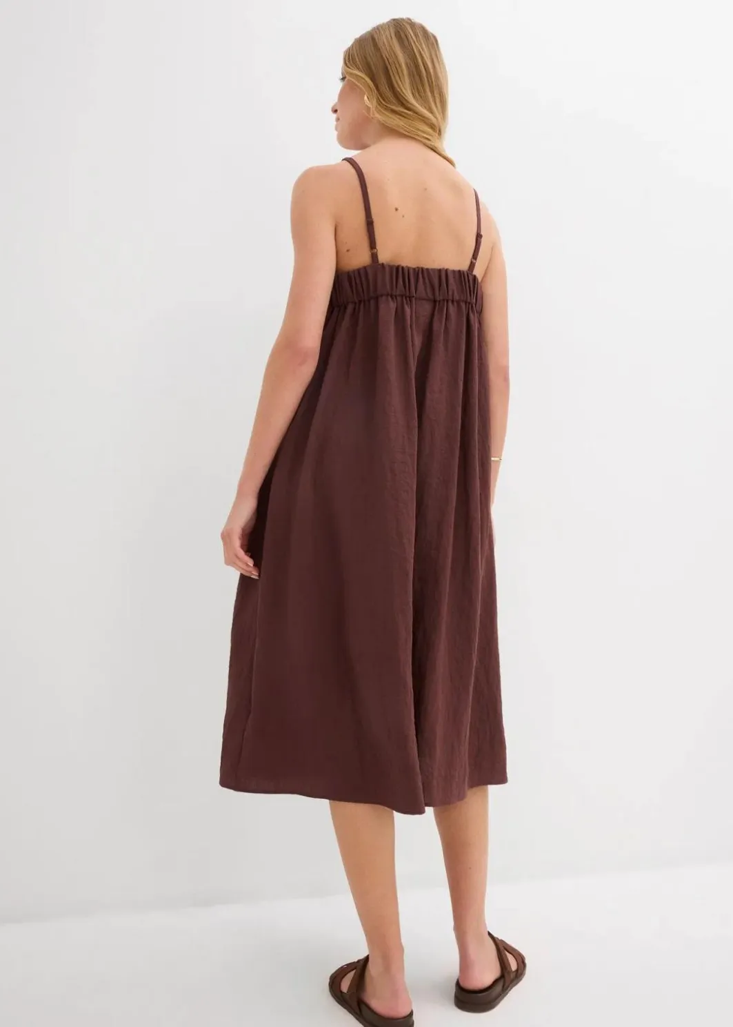 Damen bonprix Bekleidung·Pullover & Strickjacken|Kleider|Trägerkleid aus softem Viskose-Mix