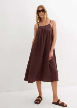 Damen bonprix Bekleidung·Pullover & Strickjacken|Kleider|Trägerkleid aus softem Viskose-Mix
