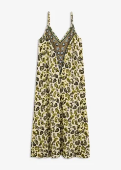 Damen bonprix Kleider|Nachhaltigere Materialien|Trägerkleid aus softem Viskose-Mix