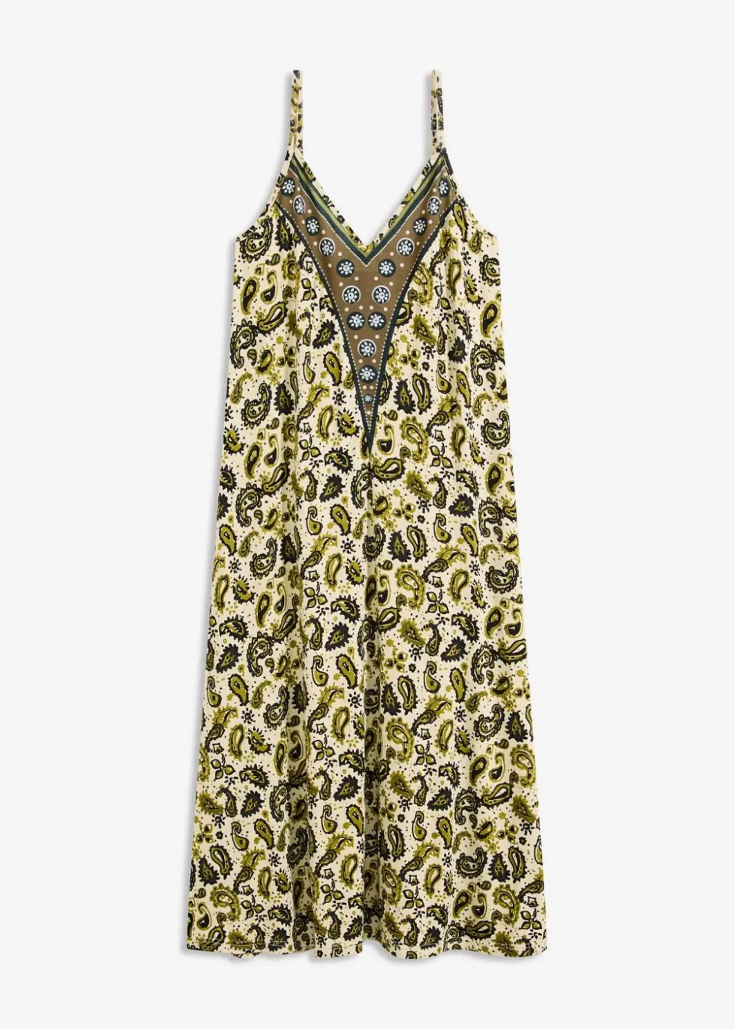 Damen bonprix Kleider|Nachhaltigere Materialien|Trägerkleid aus softem Viskose-Mix
