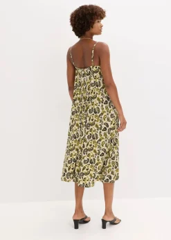 Damen bonprix Kleider|Nachhaltigere Materialien|Trägerkleid aus softem Viskose-Mix