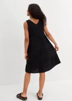Kinder bonprix Mädchen 9-16 Jahre·Kleider & Jumpsuits|Trägerkleid aus weichem Musselin