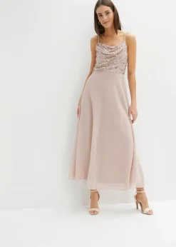 Clearance Trägerkleid mit Paillettenstickerei Damen Kleider|Festliche Mode