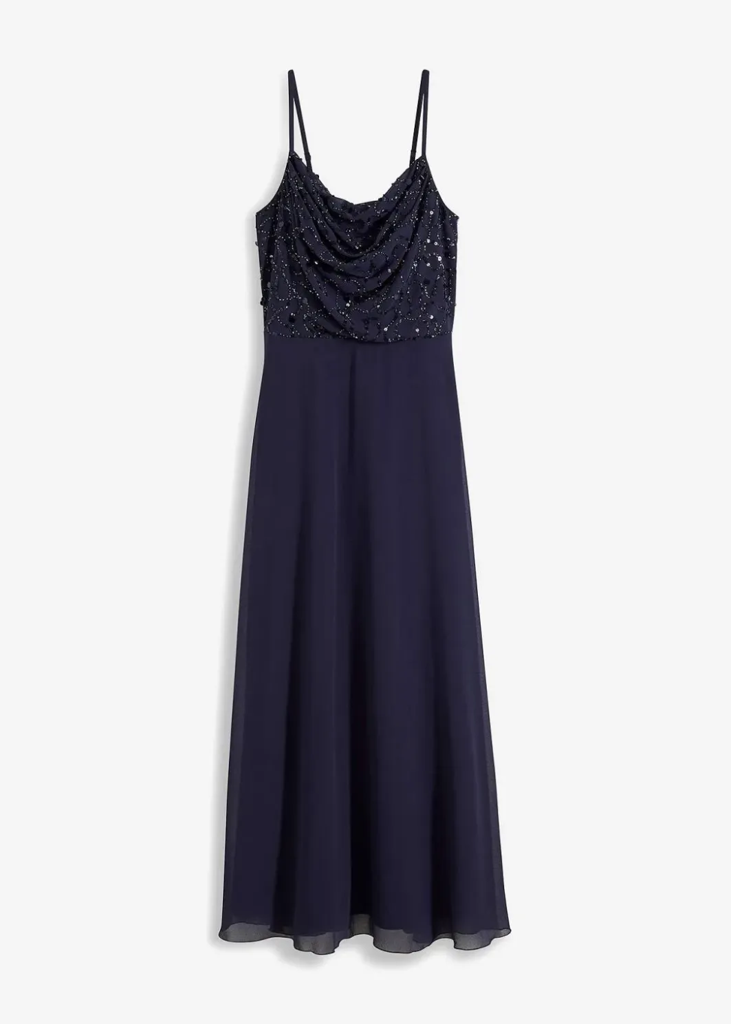 Damen bonprix Bekleidung·Pullover & Strickjacken|Festliche Mode|Trägerkleid mit Paillettenstickerei
