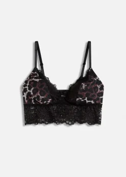Damen bonprix Nachhaltigere Materialien|Dessous|Triangel Bustier mit Spitze