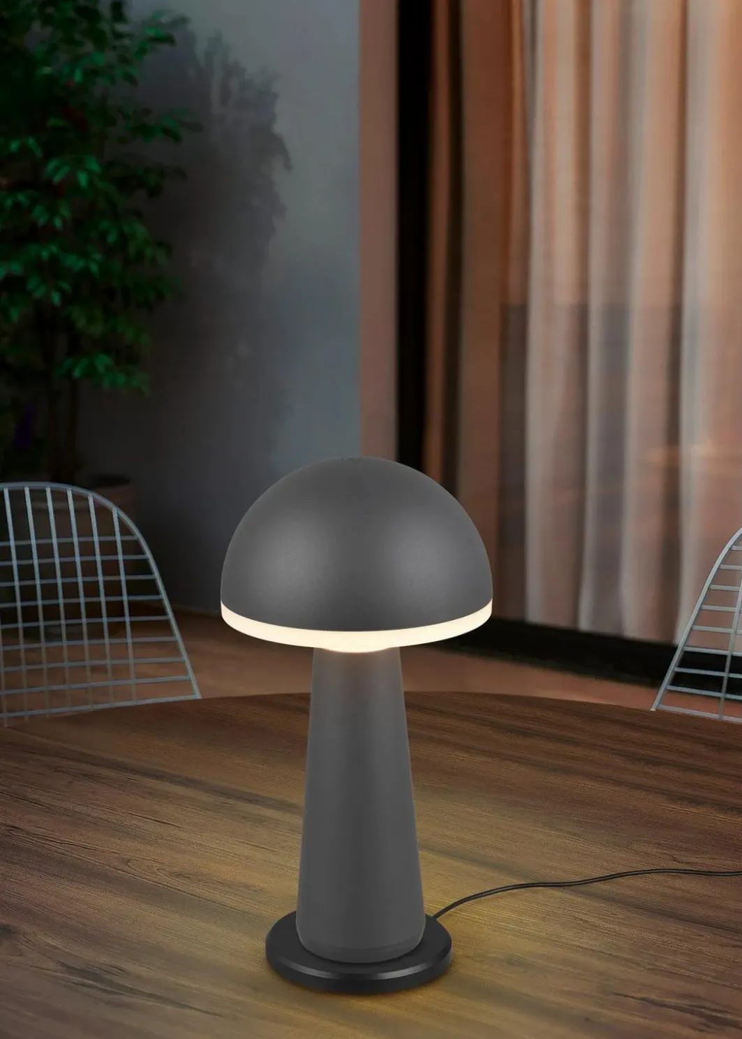 Trio Leuchten Leuchten|Leuchten & Lampen|Trio Tischleuchte mit USB Anschluss