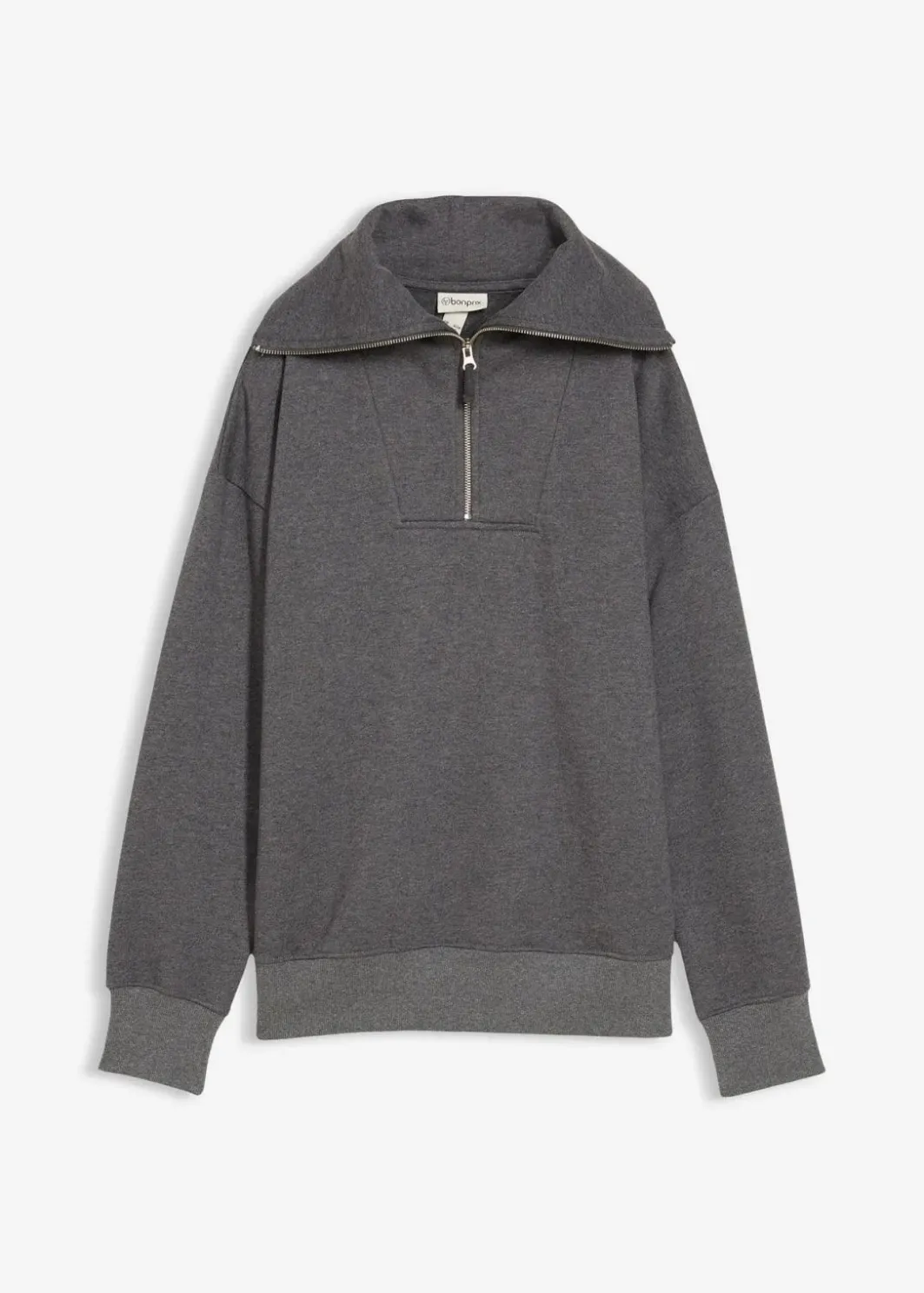 Outlet Troyer aus weichem Baumwoll-Mix Damen Pullover & Strickjacken|Sweat