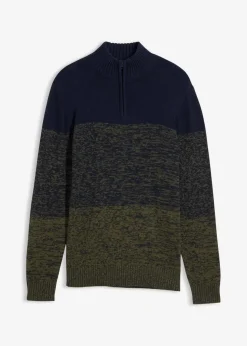 Best Troyer aus weichem Baumwollmix Herren Große Größen|Pullover & Strickjacken
