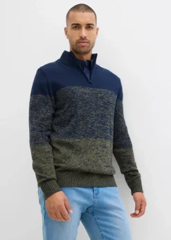 Best Troyer aus weichem Baumwollmix Herren Große Größen|Pullover & Strickjacken