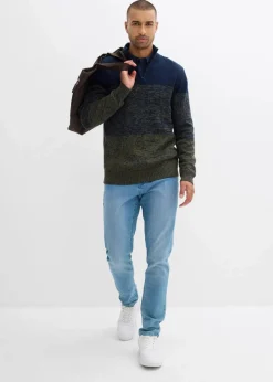 Best Troyer aus weichem Baumwollmix Herren Große Größen|Pullover & Strickjacken