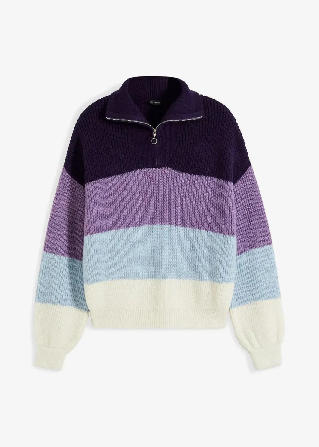 Damen bonprix Pullover & Strickjacken|Bekleidung·Jeans|Troyer Pullover