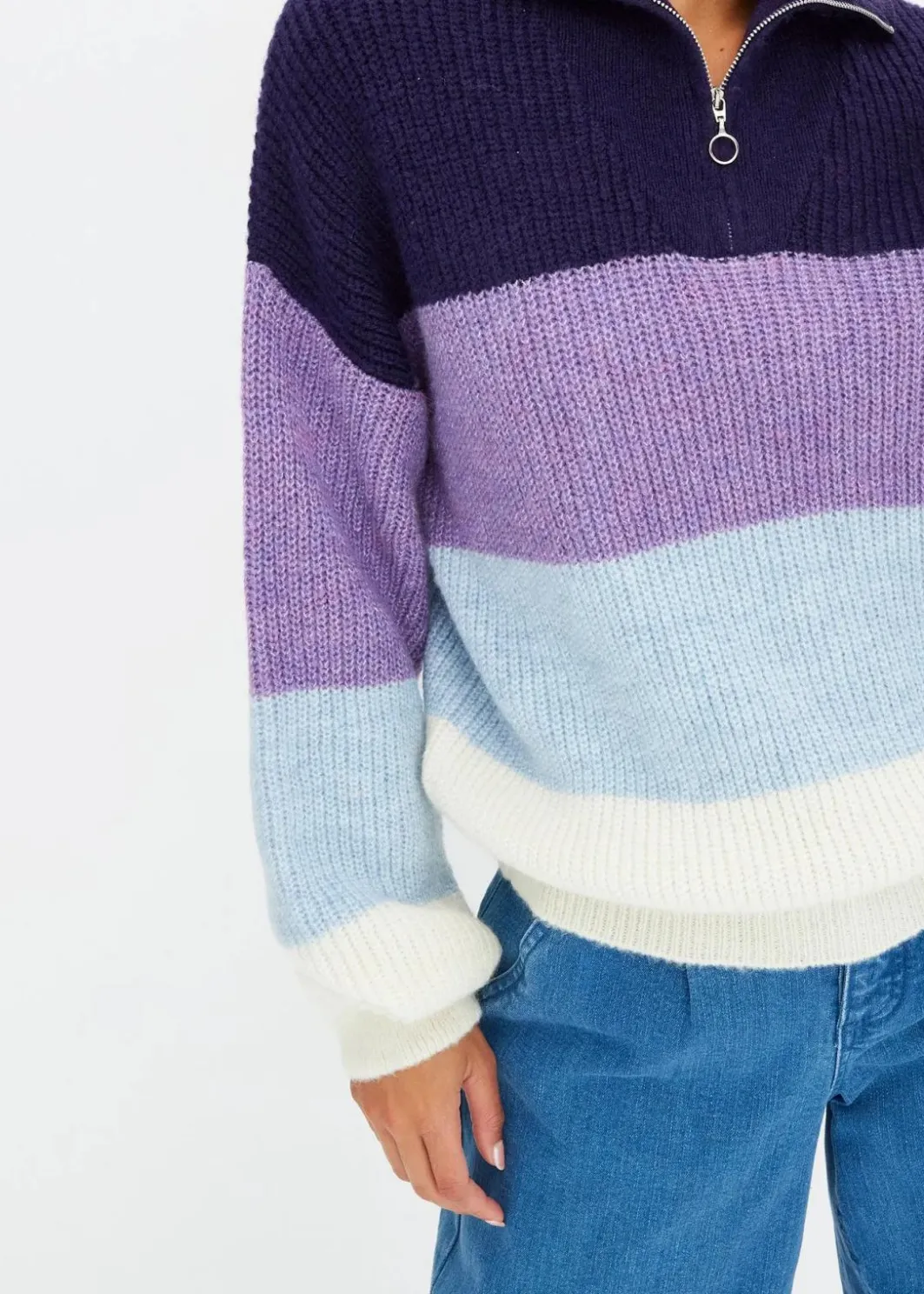 Damen bonprix Pullover & Strickjacken|Bekleidung·Jeans|Troyer Pullover