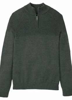 Troyer Pullover aus weichem Baumwollmix Herren Große Größen|Basics