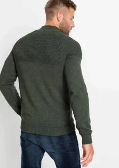 Troyer Pullover aus weichem Baumwollmix Herren Große Größen|Basics