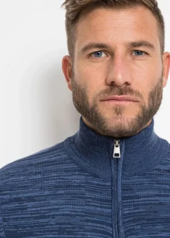 Hot Troyer Pullover mit Baumwolle Herren Große Größen|Basics