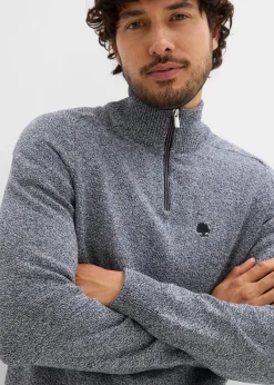 Sale Troyer Pullover mit recycelter Baumwolle Herren Große Größen|Pullover & Strickjacken