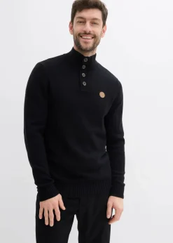 Sale Troyer-Pullover aus weichem Baumwollmix Herren Pullover & Strickjacken|Große Größen