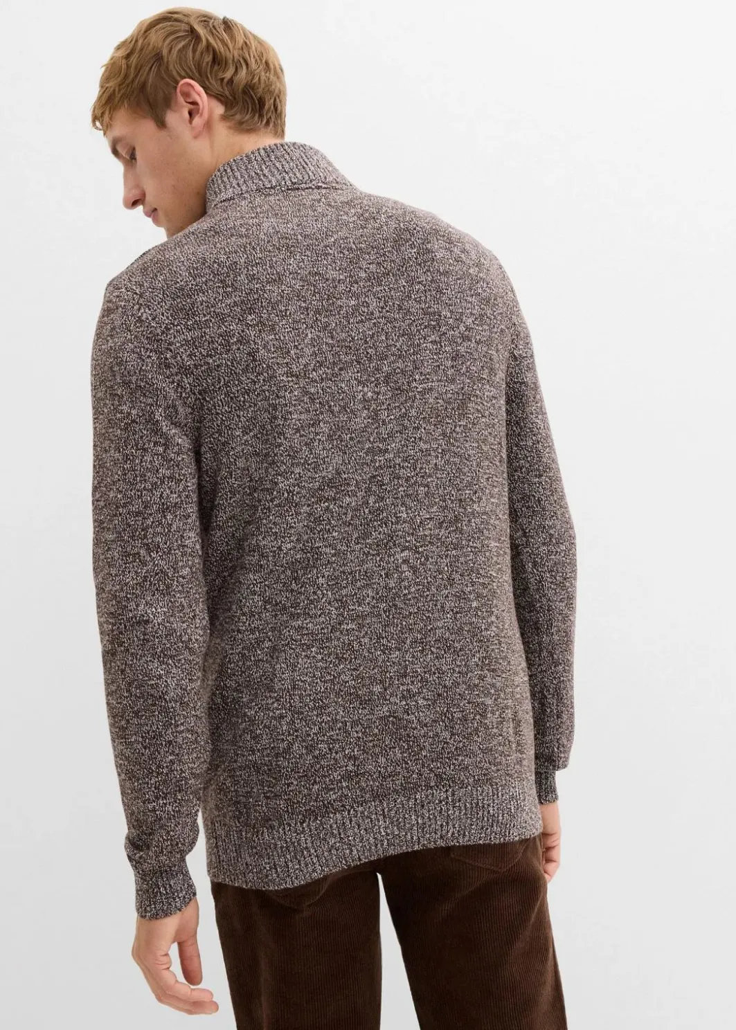 Outlet Troyer-Pullover mit reiner Baumwolle Herren Pullover & Strickjacken|Basics