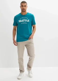Herren bonprix Große Größen|Shirts & Polos|T-Shirt aus reiner Baumwolle (2er Pack)