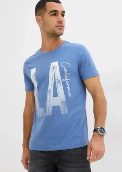 Herren bonprix Shirts & Polos|Große Größen|T-Shirt aus reiner Bio-Baumwolle, Slim Fit