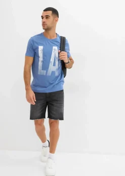 Herren bonprix Shirts & Polos|Große Größen|T-Shirt aus reiner Bio-Baumwolle, Slim Fit