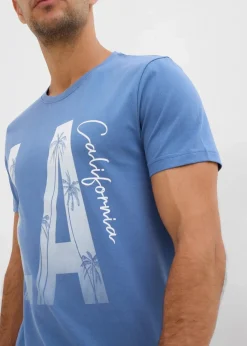 Herren bonprix Shirts & Polos|Große Größen|T-Shirt aus reiner Bio-Baumwolle, Slim Fit