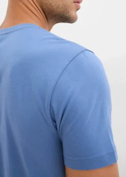 Herren bonprix Shirts & Polos|Große Größen|T-Shirt aus reiner Bio-Baumwolle, Slim Fit