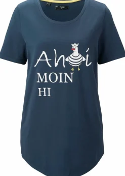 Damen bonprix Shirts & Tops|Nachhaltigere Materialien|T-Shirt aus Baumwollmix