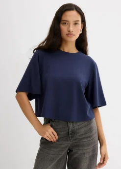 T-Shirt aus bequemen Punto di Roma Damen Shirts & Tops