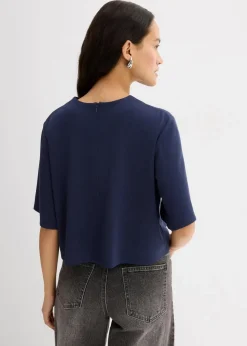 T-Shirt aus bequemen Punto di Roma Damen Shirts & Tops