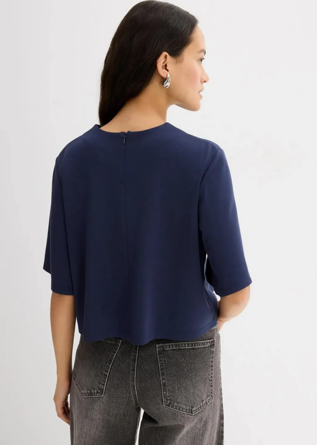 T-Shirt aus bequemen Punto di Roma Damen Shirts & Tops