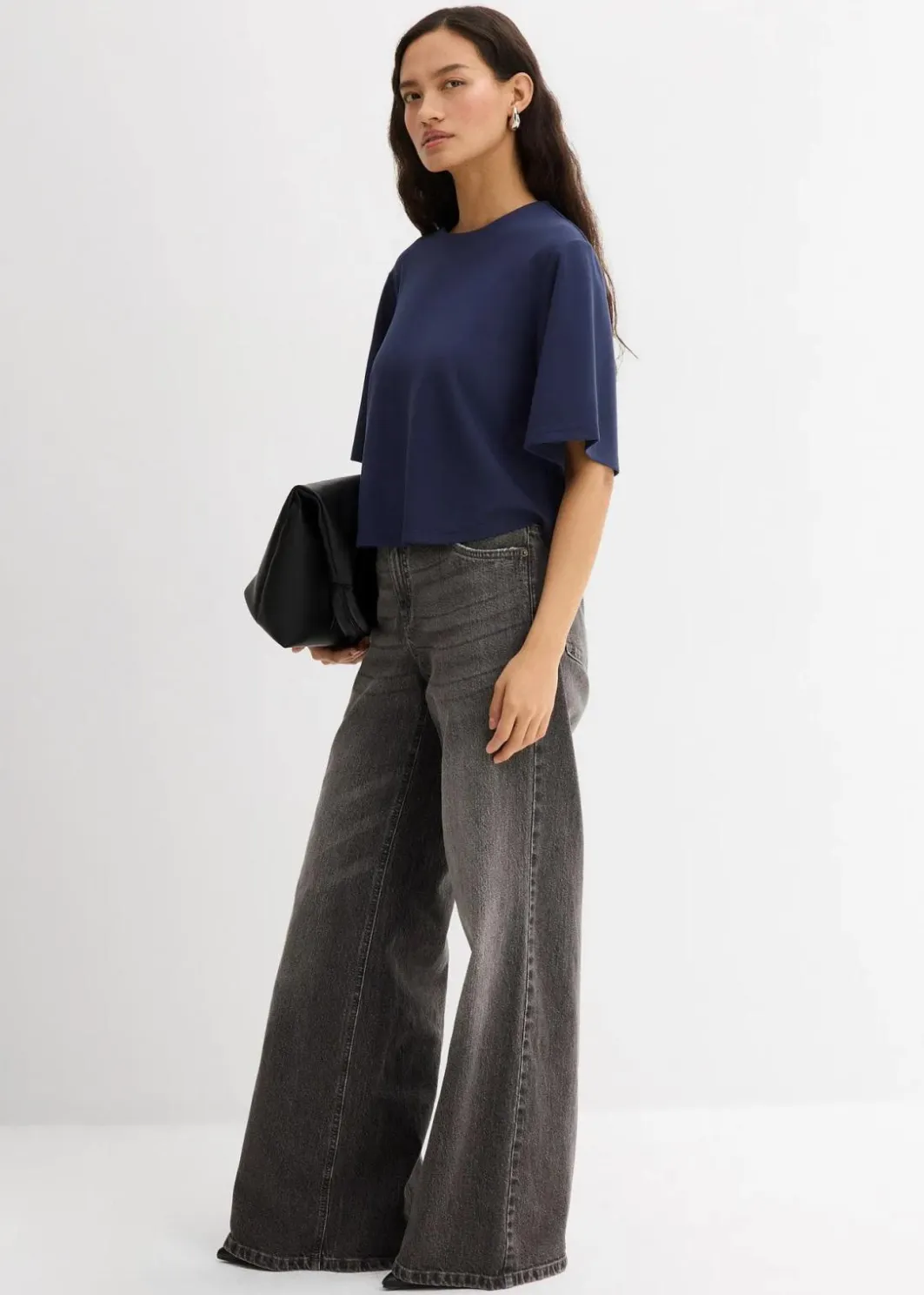 T-Shirt aus bequemen Punto di Roma Damen Shirts & Tops