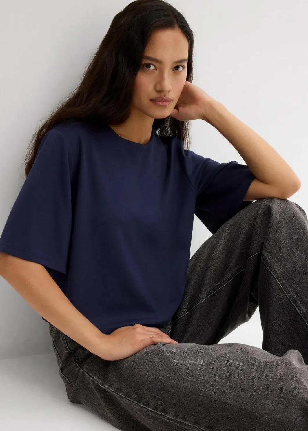 T-Shirt aus bequemen Punto di Roma Damen Shirts & Tops