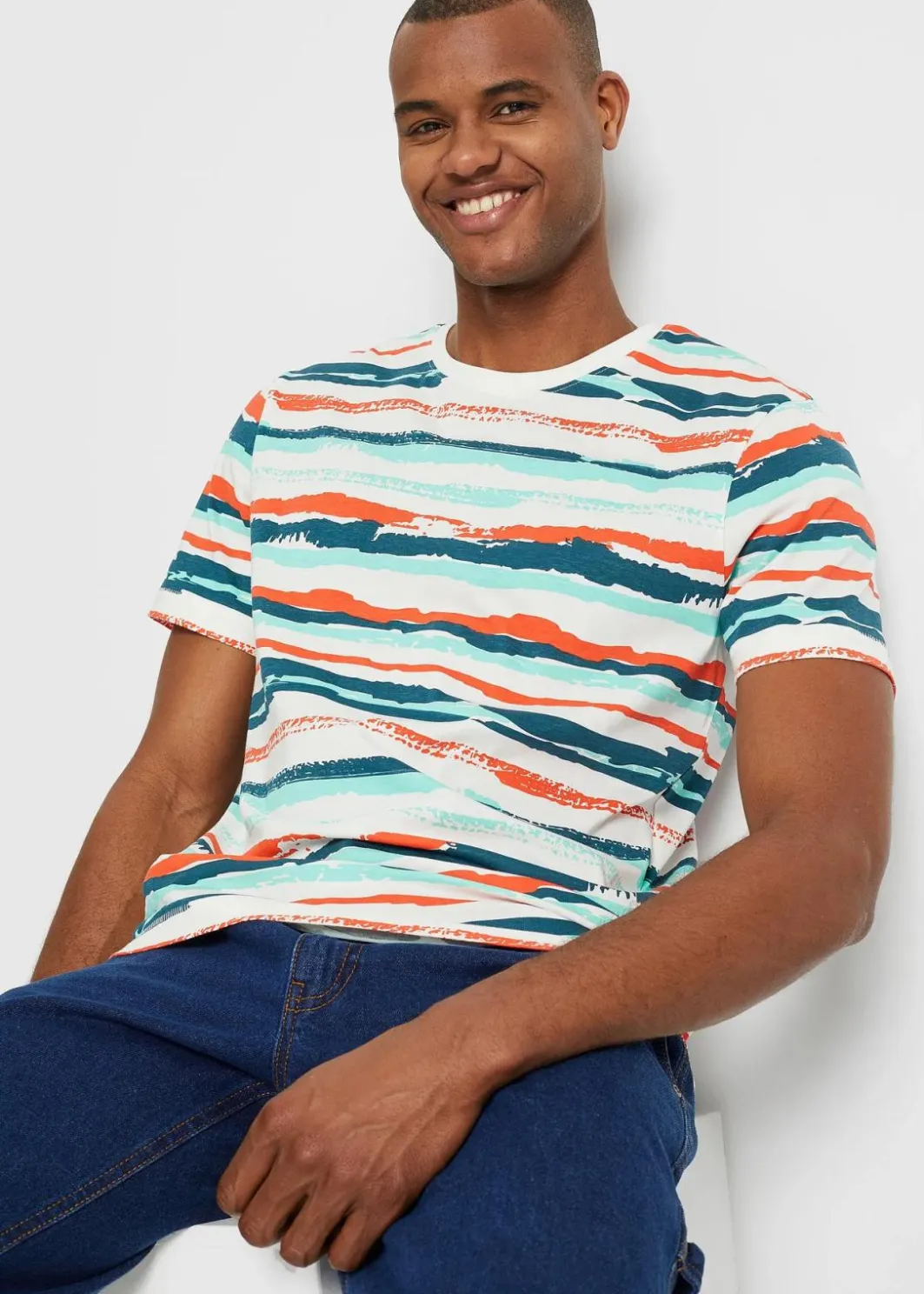 Herren bonprix Shirts & Polos|Große Größen|T-Shirt aus Bio-Baumwolle