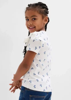 Outlet T-Shirt aus eleastischem Bio-Baumwoll-Mix Kinder Mädchen 2-8 Jahre·Nachhaltigere Materialien|Mädchen 9-16 Jahre·Nachhaltigere Materialien