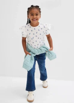Outlet T-Shirt aus eleastischem Bio-Baumwoll-Mix Kinder Mädchen 2-8 Jahre·Nachhaltigere Materialien|Mädchen 9-16 Jahre·Nachhaltigere Materialien