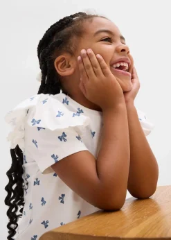 Outlet T-Shirt aus eleastischem Bio-Baumwoll-Mix Kinder Mädchen 2-8 Jahre·Nachhaltigere Materialien|Mädchen 9-16 Jahre·Nachhaltigere Materialien