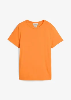 Discount T-Shirt aus fließender Viskose Damen Bekleidung·Röcke|Basics