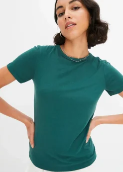 Damen bonprix Nachhaltigere Materialien|Shirts & Tops|T-Shirt aus fließender Viskose