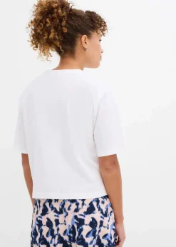 T-Shirt aus reiner Baumwolle Damen Shirts & Tops|Nachhaltigere Materialien