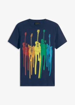 Herren bonprix Große Größen|Shirts & Polos|T-Shirt aus reiner Baumwolle, Slim Fit