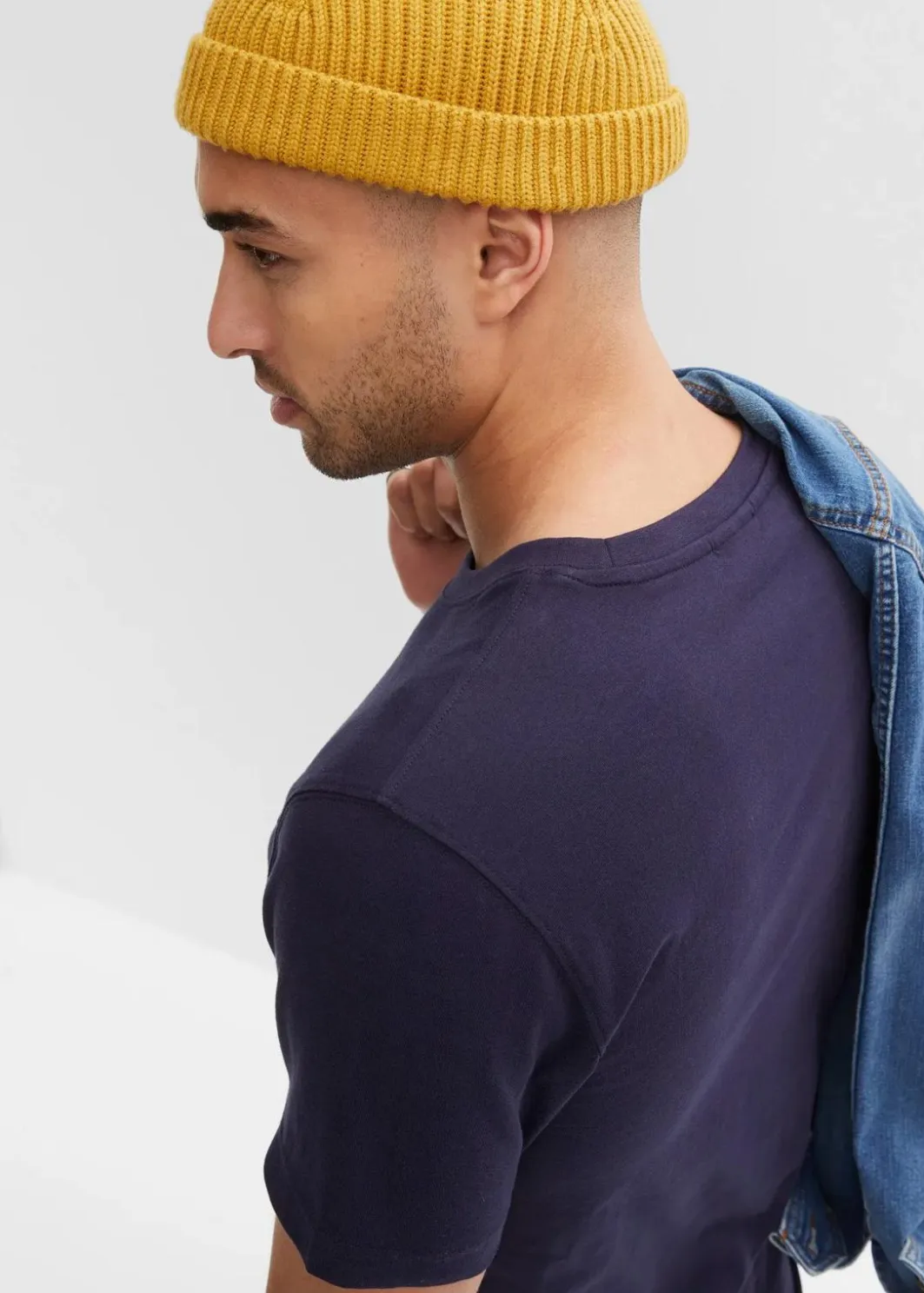 Herren bonprix Große Größen|Shirts & Polos|T-Shirt aus reiner Baumwolle, Slim Fit