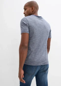 Herren bonprix Große Größen|Shirts & Polos|T-Shirt aus reiner Baumwolle (2er Pack)